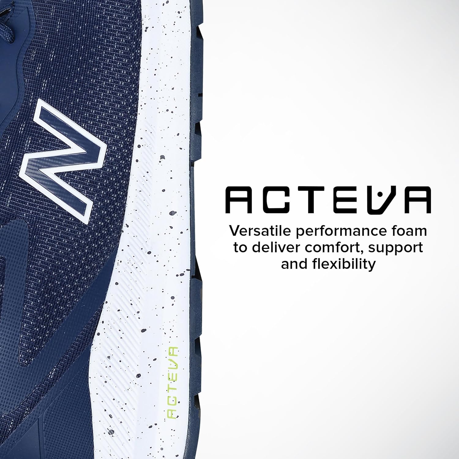 Мужские ботинки New Balance с композитным носком - противоскользящие, защищают от электричества, устойчивы к проколам - для промышленности и строительства, темно-синий — фото 4