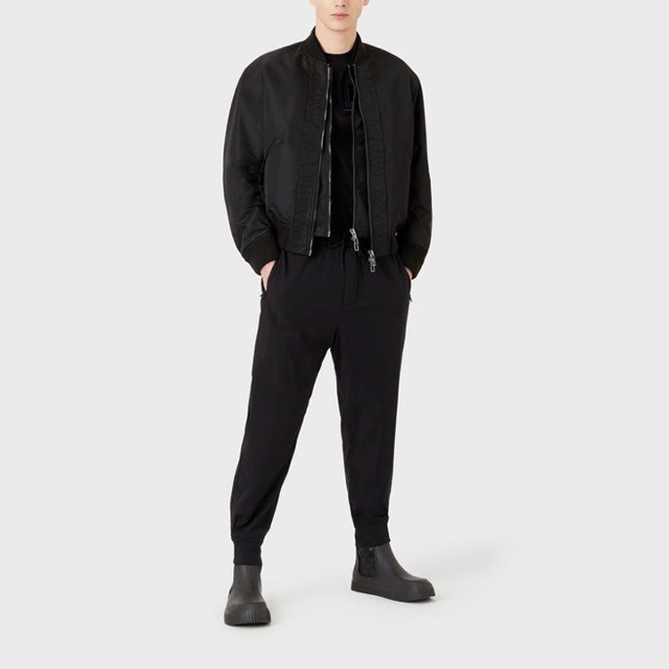 Куртка-пуховик FW22 черная EMPORIO ARMANI — фото 4