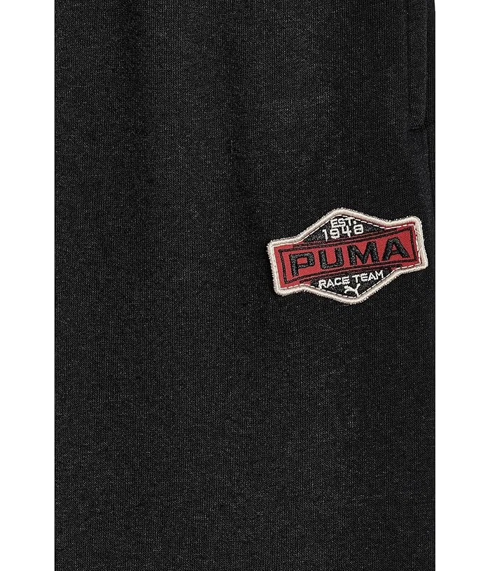 Штаны спортивные флисовые Vintage Moto Joggers PUMA Kids, Black — фото 3