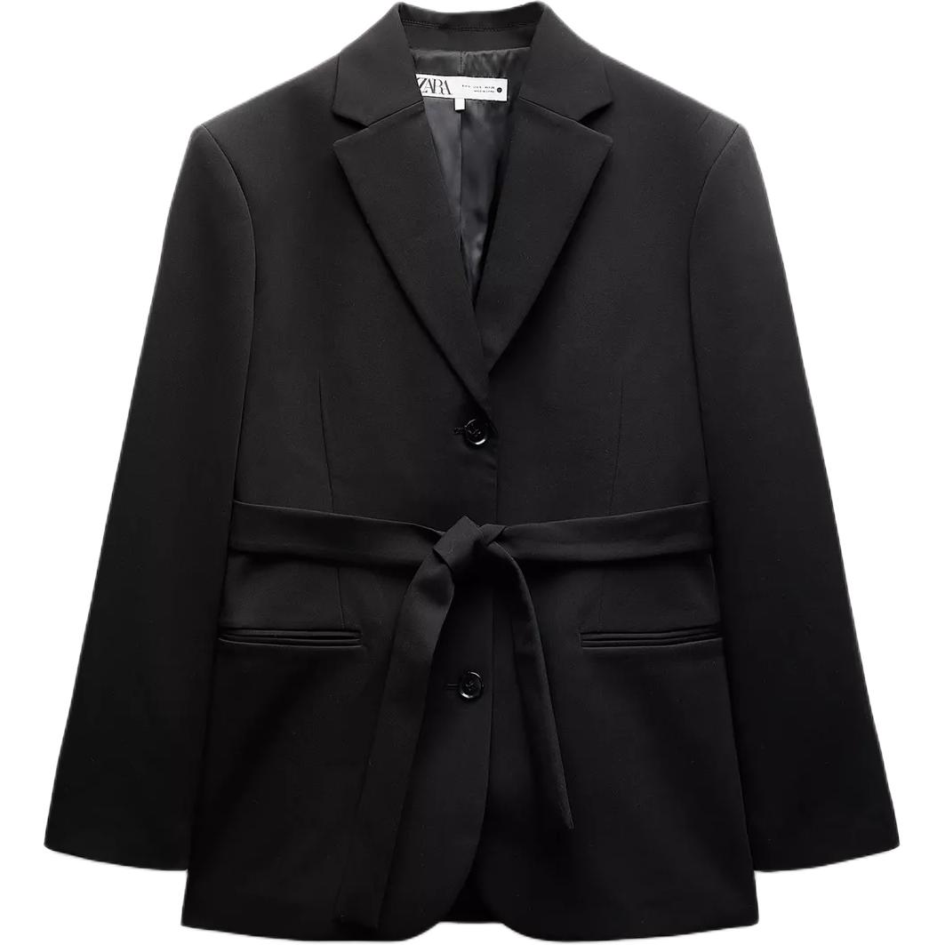 

ZARA Женский деловой костюм серии ZW, черный