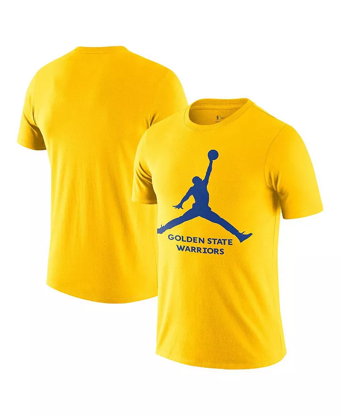 

Футболка Nike Essential Jumpman для мужчин в цвете Gold, посвященная Golden State Warriors Jordan