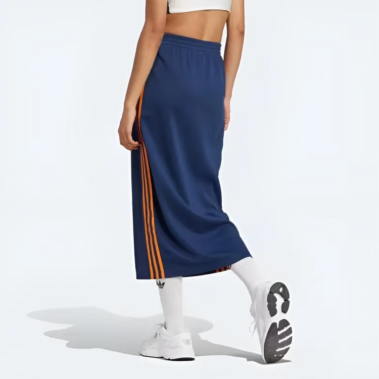 Adidas Originals Повседневная длинная юбка женская Midnight Indigo — фото 4