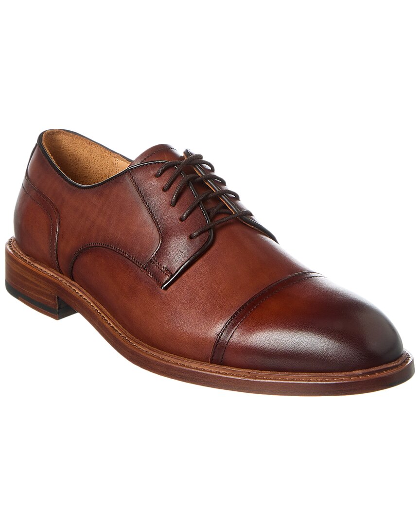 

Кожаные оксфорды Curatore Cap Toe, коричневый