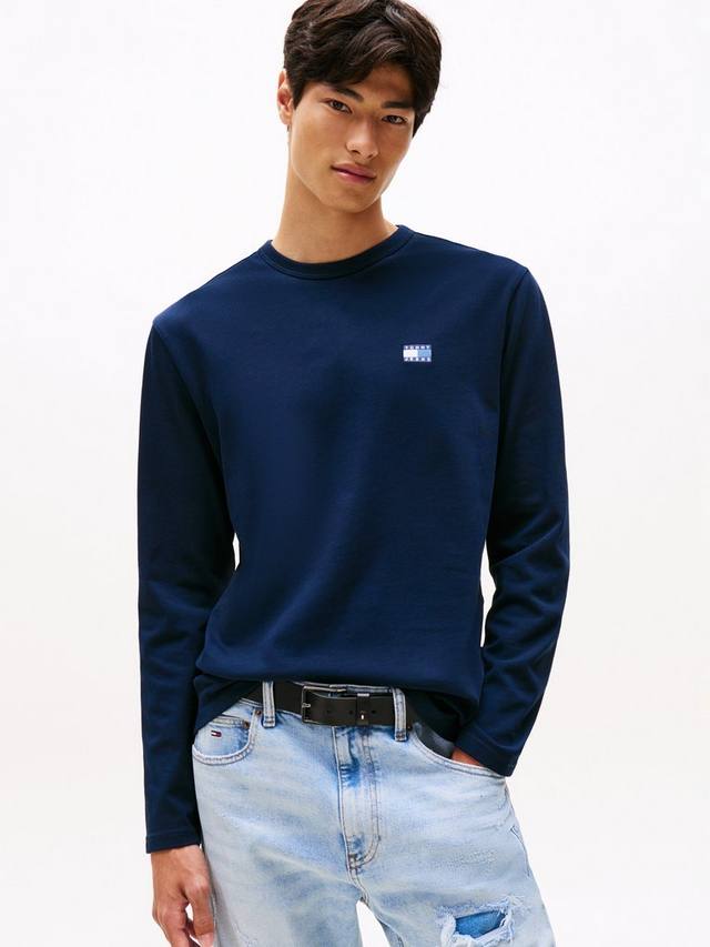 

Футболка Tommy Jeans с длинным рукавом и тональным логотипом Tommy Tommy Hilfiger, Dark Night Navy