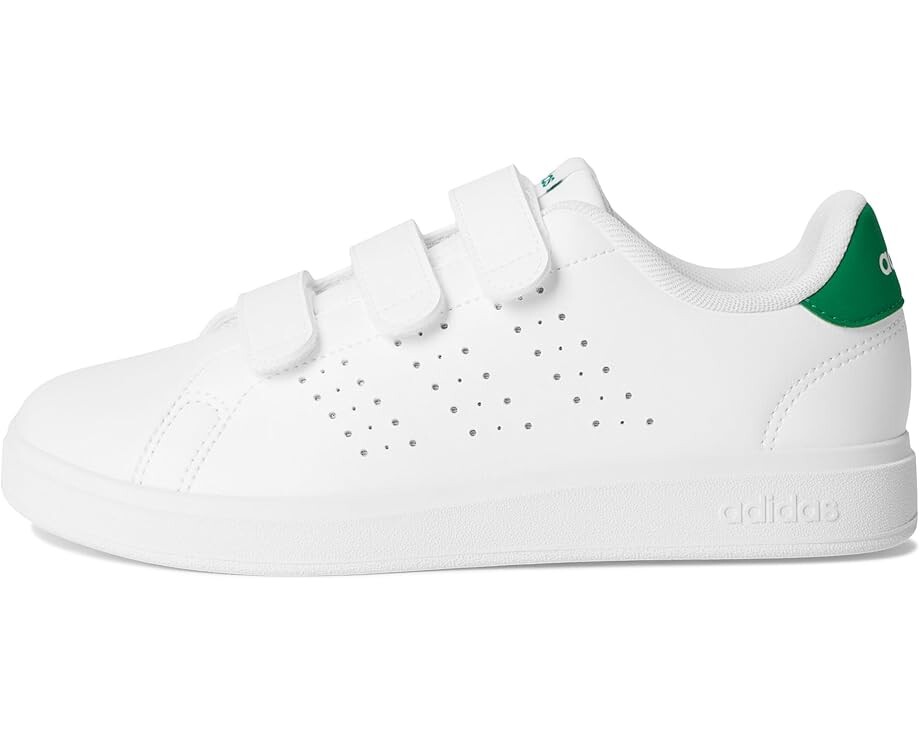 Кроссовки adidas Kids Advantage 2.0 Shoes, цвет White/White/Green — фото 4