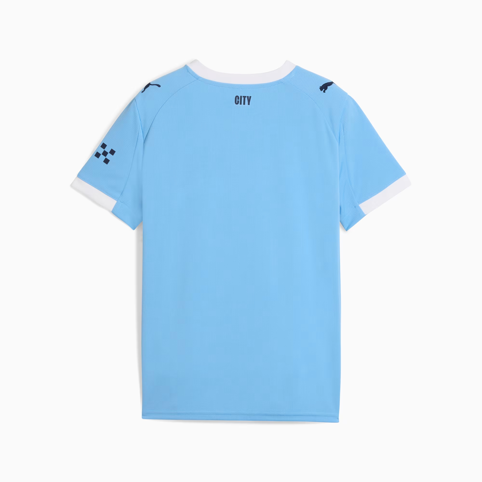 PUMA Футболка Manchester City для детей DryCELL светло-голубая Team/White, возраст 3-7 лет — фото 2