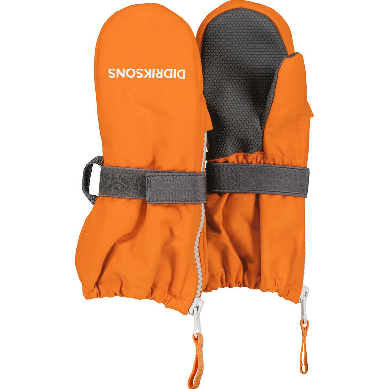 

Детские перчатки Biggles Zip 7 Didriksons, цвет Orange Jam