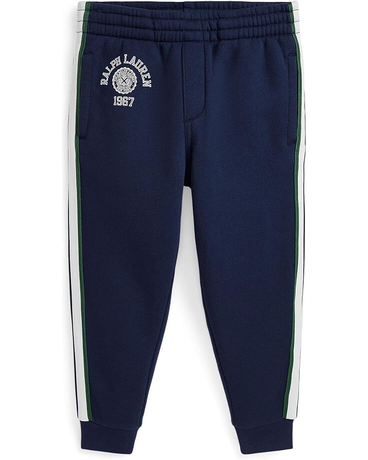 

Брюки Polo Ralph Lauren Kids Logo Fleece Jogger Pants, цвет Newport Navy