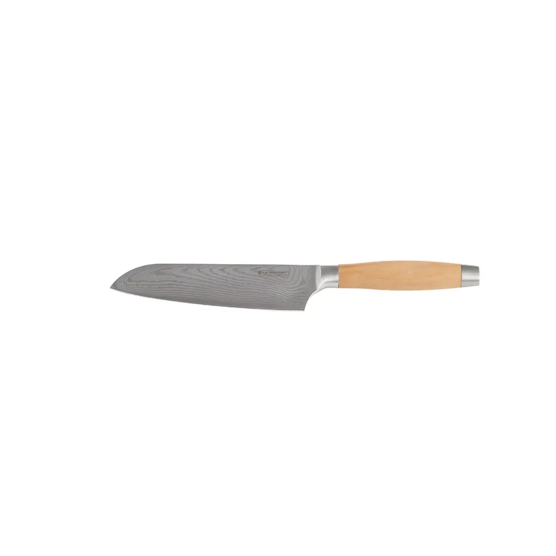 

Нож Le Creuset Santoku с деревянной ручкой