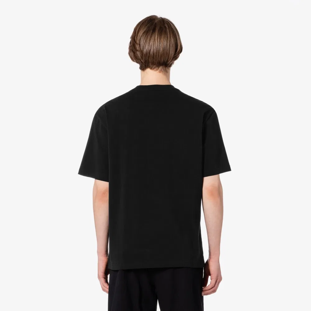 Футболка Lacoste мужская тканая с карманом, черный — фото 3