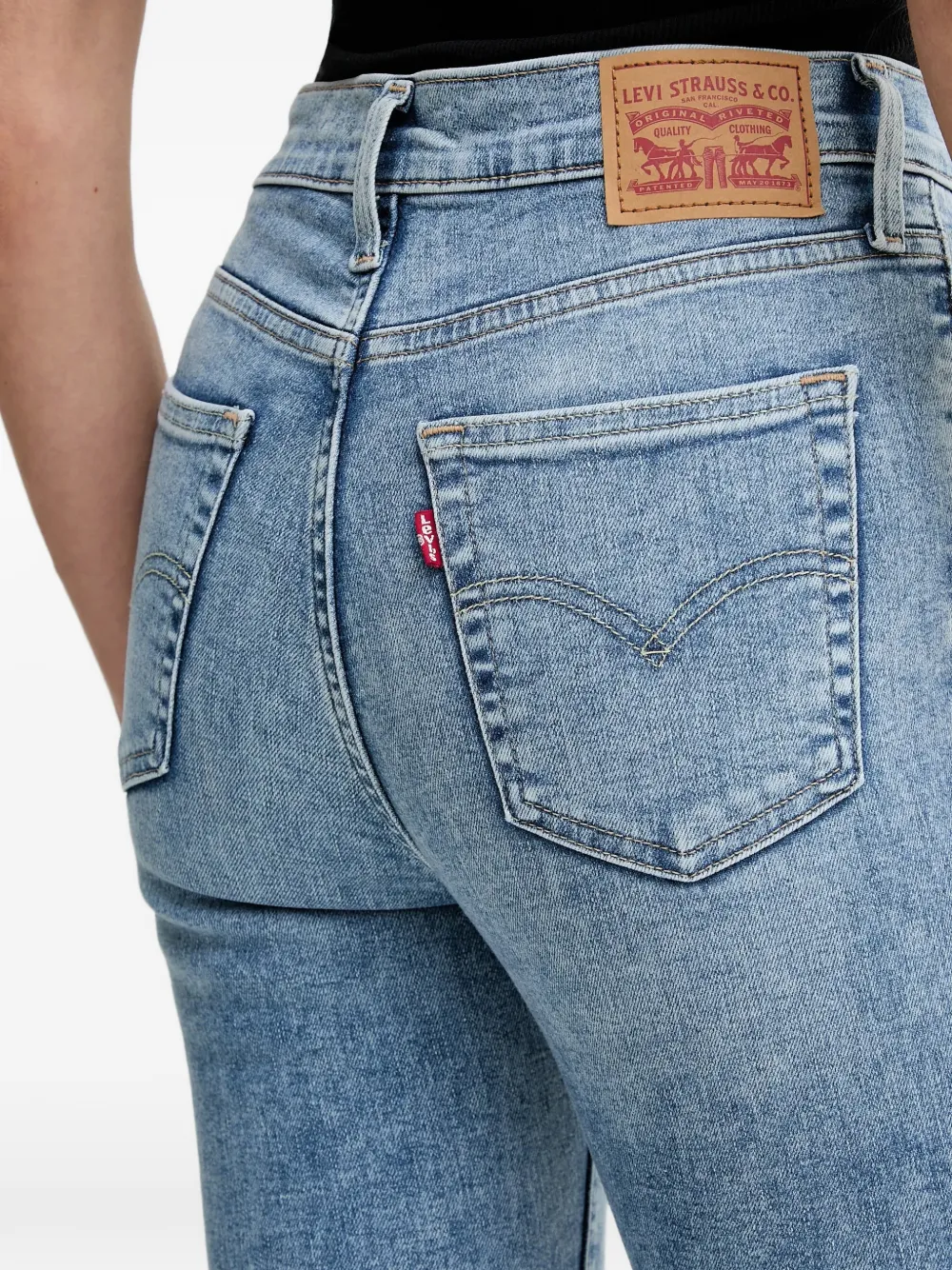 Джинсы с высокой посадкой и пятью карманами 720 Levi'S, синий — фото 4