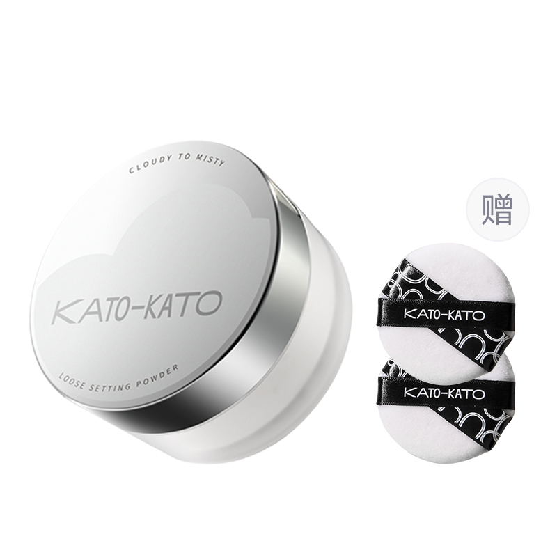 

KATO Partly Cloudy To Fog рассыпчатая пудра для контроля жирного блеска Natural Long Lasting тональная финишная пудра 8g KATO-KATO
