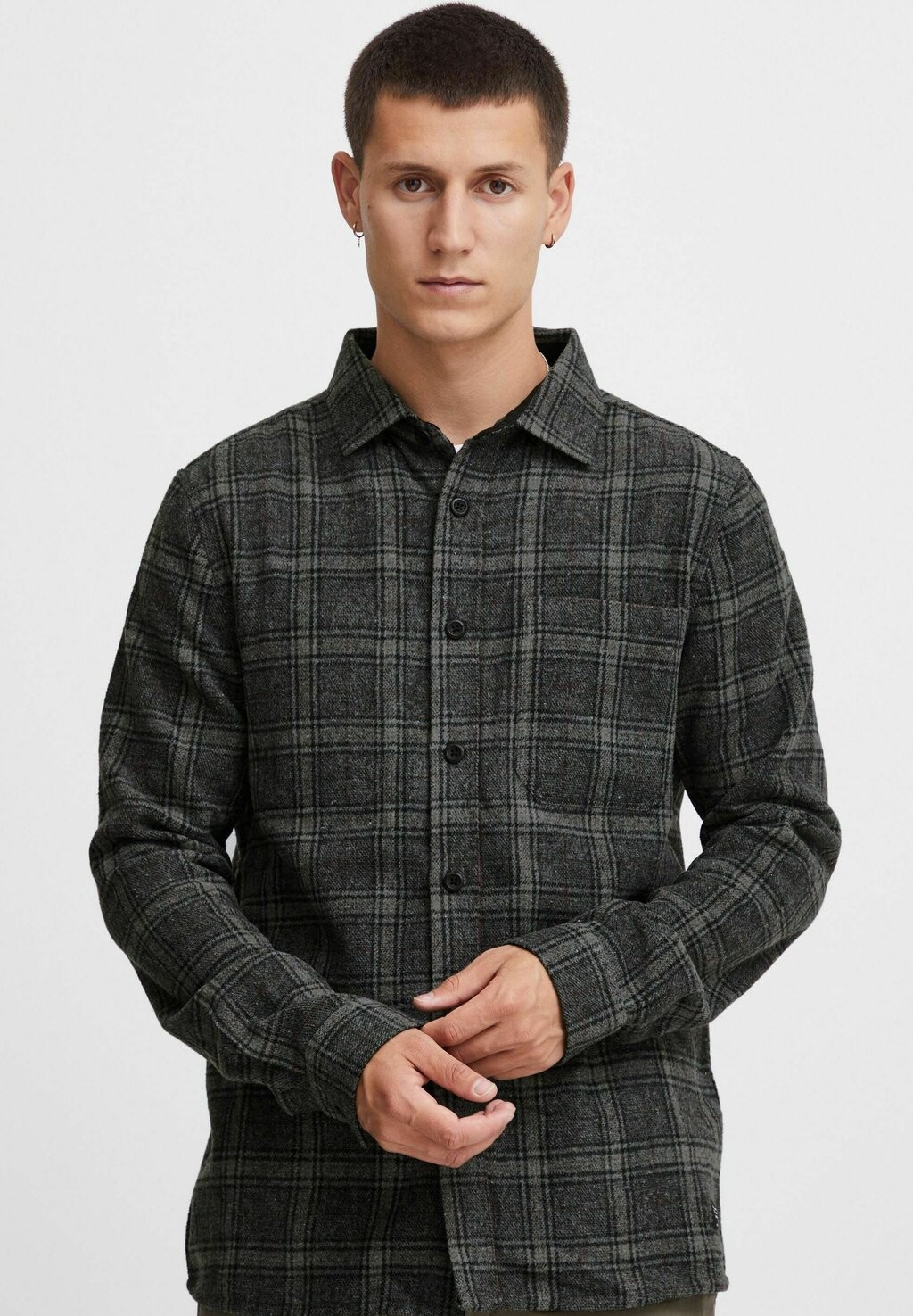 

Рубашка INDICODE JEANS, цвет raven