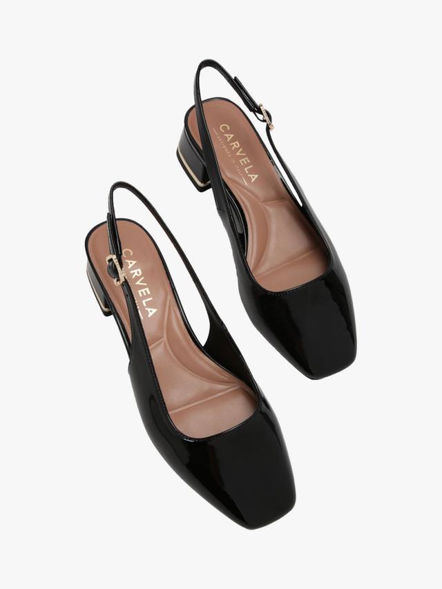 Босоножки Bello на каблуке с ремешком через пятку Carvela — фото 3