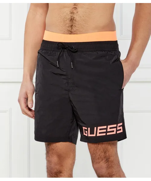 

Пляжные шорты Regular fit Guess Underwear, черный