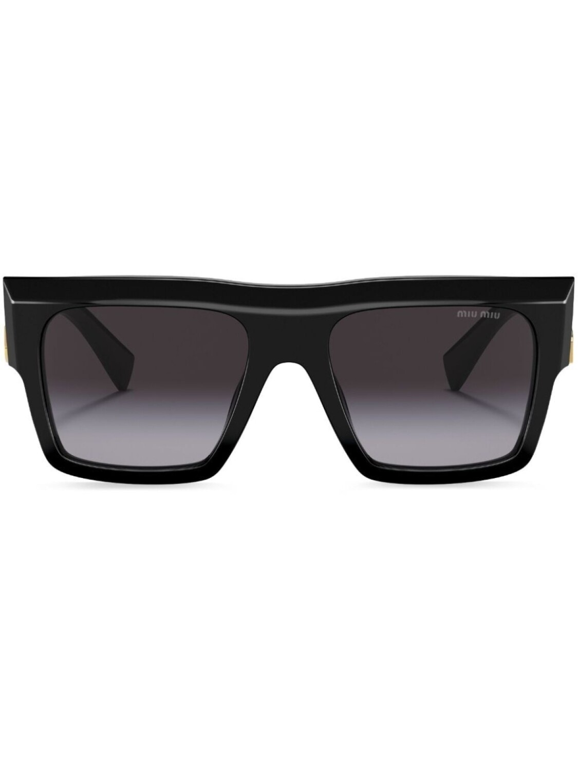 

Miu Miu Eyewear солнцезащитные очки Miu Glimpse с логотипом, черный