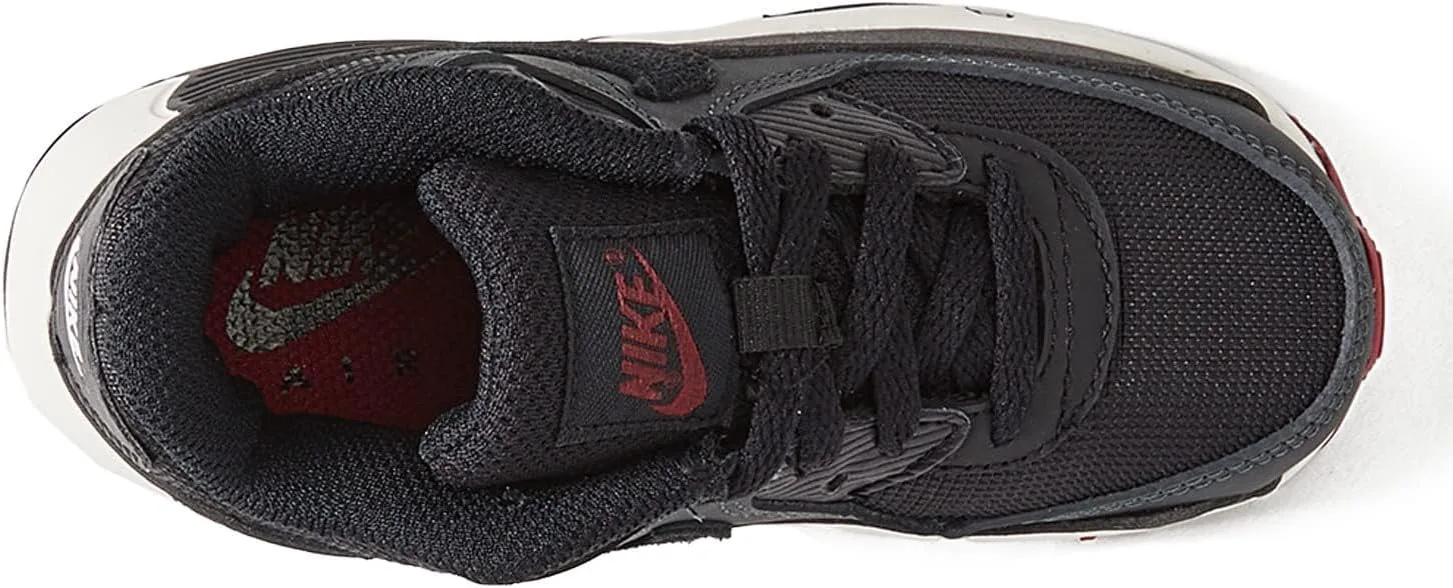 Кроссовки Nike Kid's Air Max 90 LTR, черный/красный/белый — фото 2