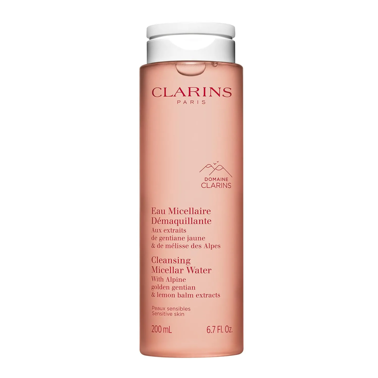 Мицеллярная вода Clarins — Очищающая для быстрого удаления макияжа, загрязнений и пыли, без смывания, для глаз, лица