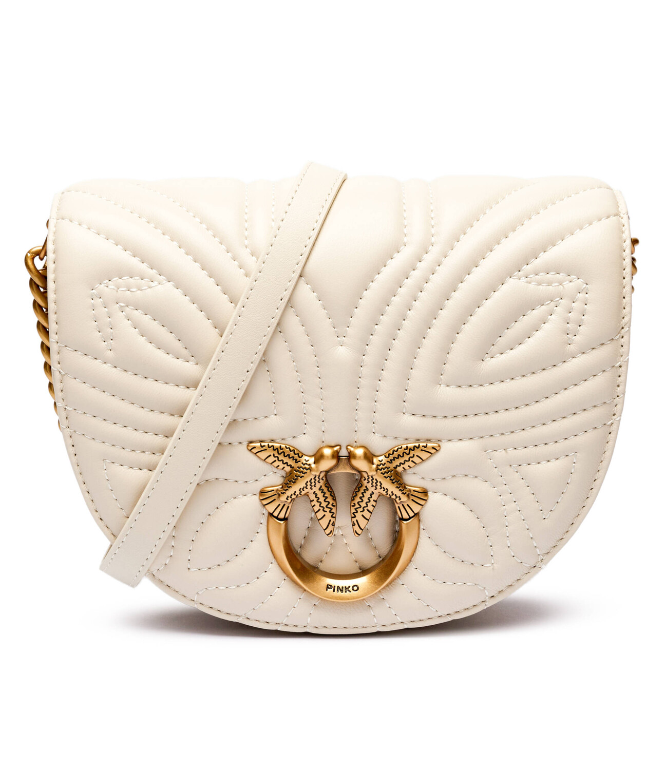 

Сумка через плечо Pinko LOVE ROUND CLICK, экрю