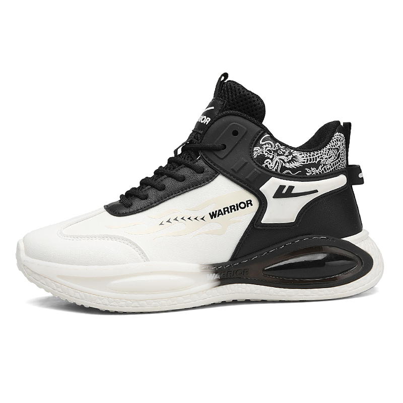 

Воин Антискользящие и износостойкие увеличивающие высоту мидтоп повседневные туфли мужские, хаки черный