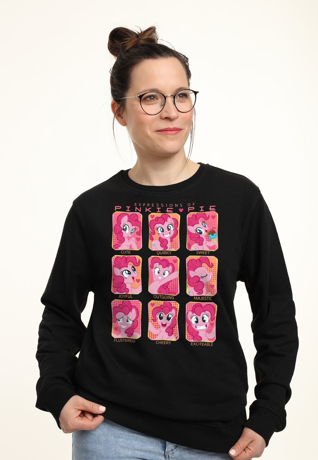 

Толстовка MY LITTLE PONY PINKIE PIE FACES Henry Tiger, черный