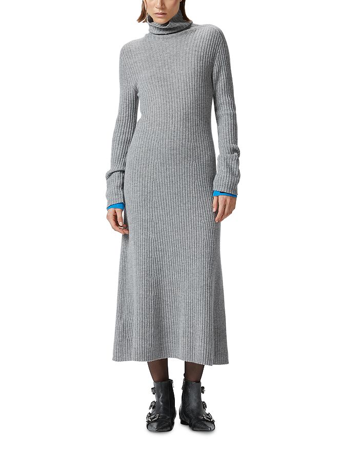 

Платье-свитер из смеси шерсти «Highlander» PINKO, серый