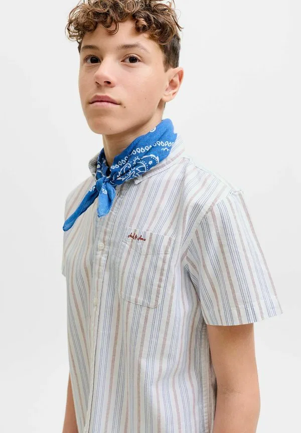 Hemd hemd junior рубашка Jack & Jones Junior, White — фото 4