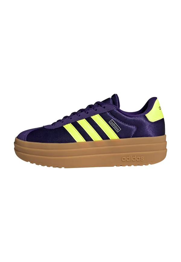 Vl court bold jq1875 унисекс кроссовки для ходьбы bliss Adidas Performance, Collegiate Purple Hi Res Yellow Silver Metallic