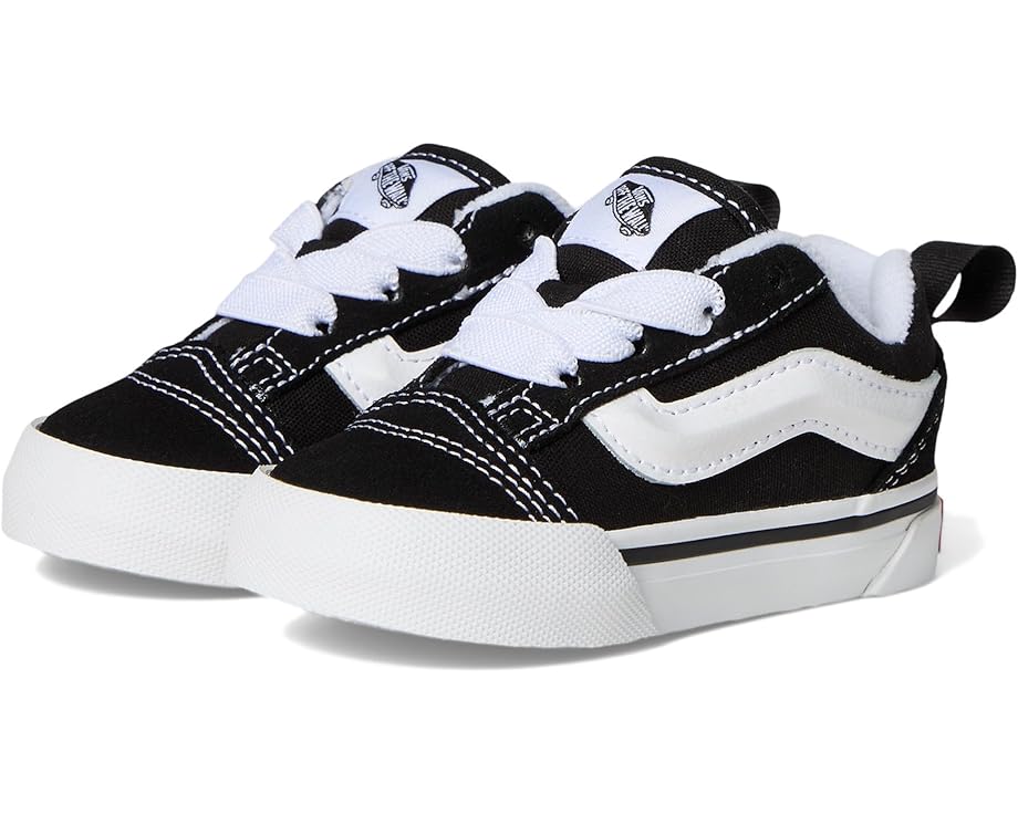 

Детские кроссовки Vans Knu Skool Elastic Lace (Toddler) Vans Kids, Black/True White