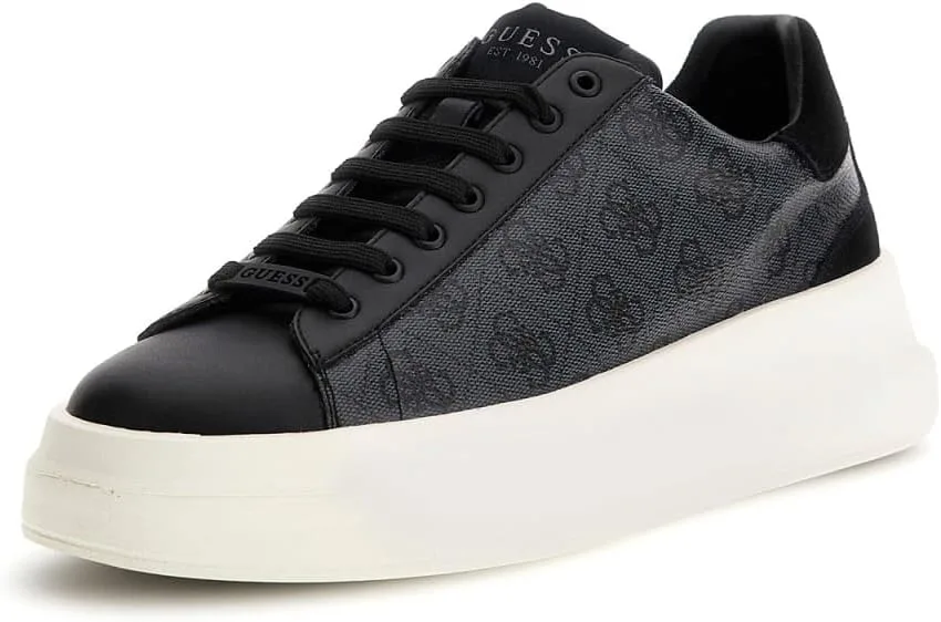 GUESS Мужские кроссовки Elba Carryover, черный