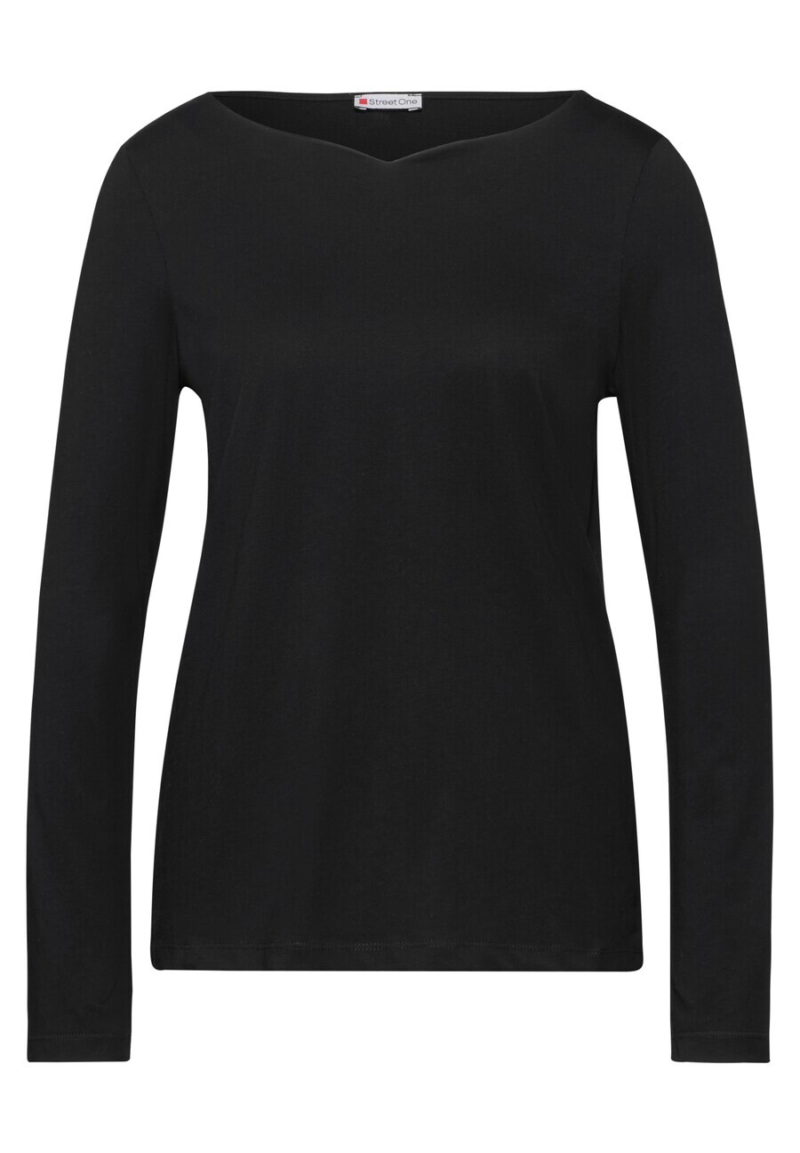 

Лонгслив STREET ONE Shirt, черный
