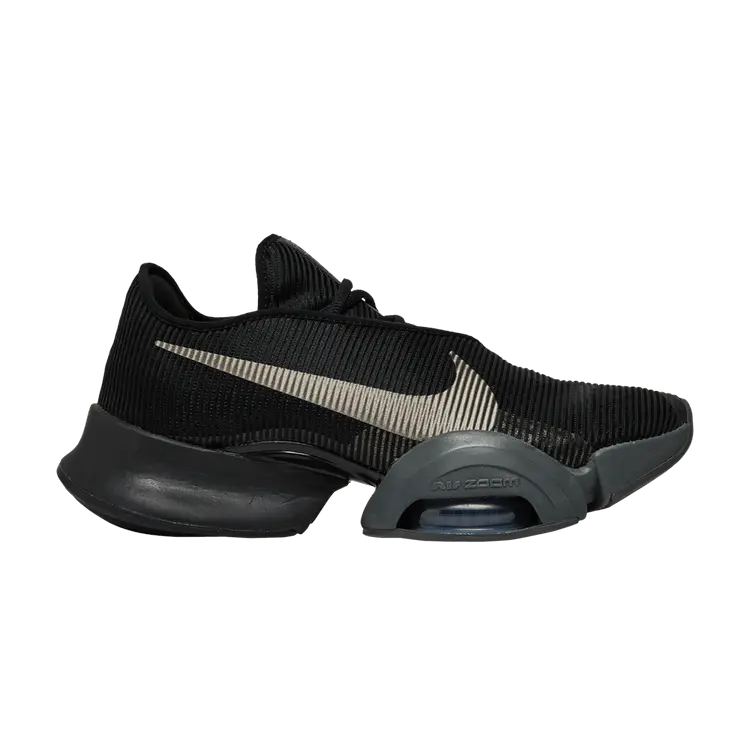 

Кроссовки Nike Air Zoom SuperRep 2 'Black Metallic Pewter', черный
