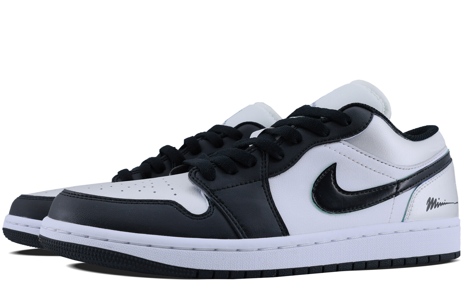 Кроссовки Air JORDAN 1 Vintage Basketball Shoes Men Low-Top Black White — фото 3