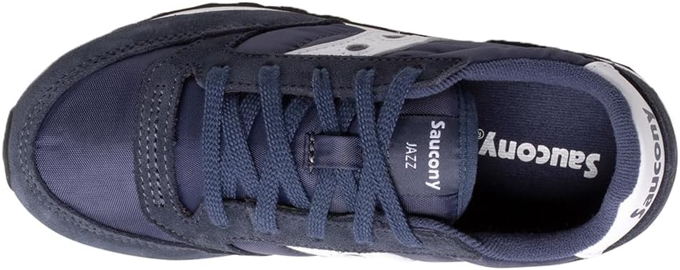 Детские кроссовки Saucony с альтернативной застежкой, белый/синий/темно-синий — фото 4
