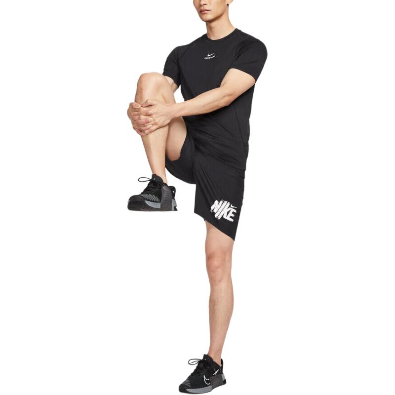 Мужская майка Pro Training Dri FIT с короткими рукавами Nike, черный — фото 4