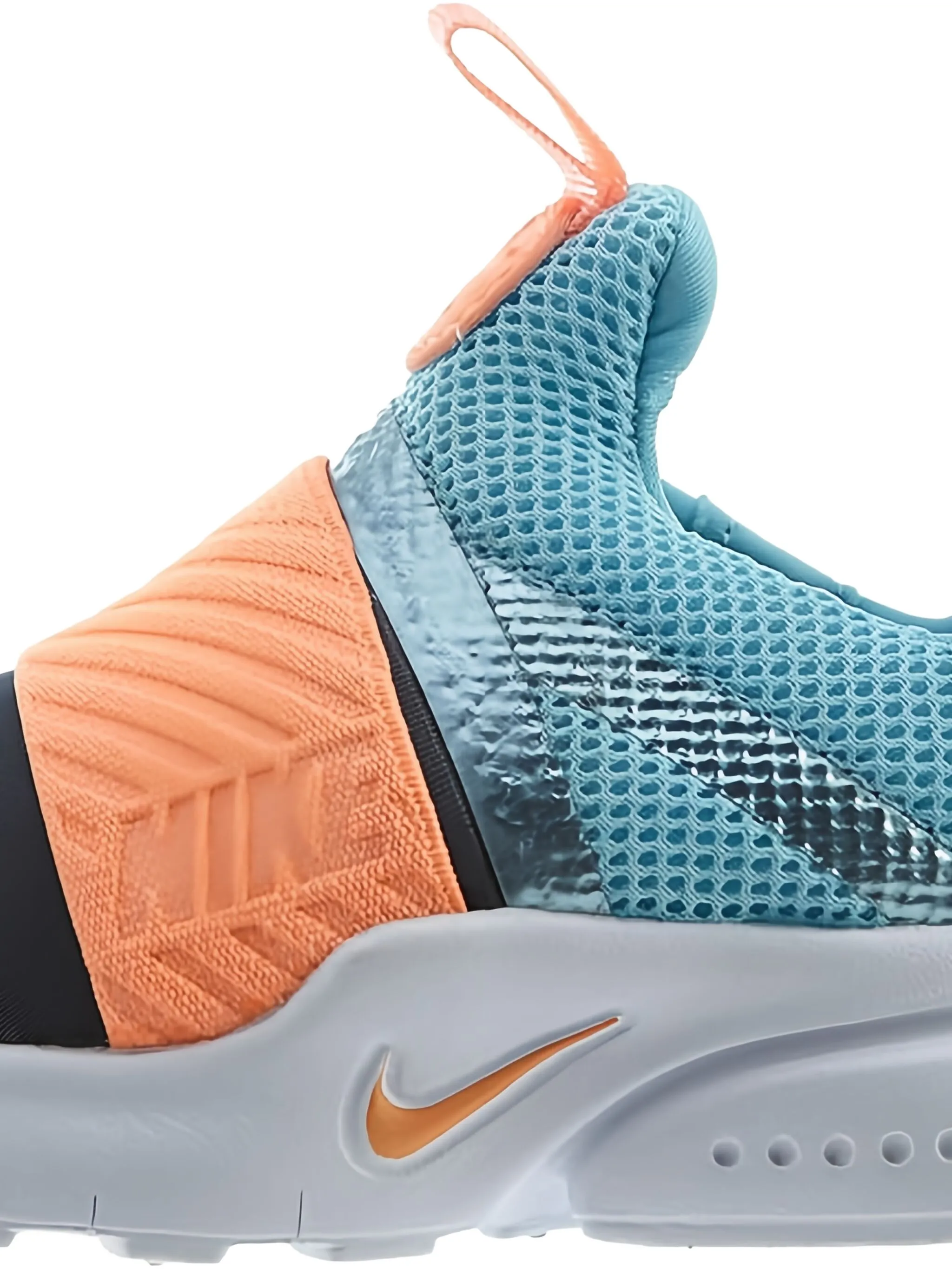 Кроссовки Presto Extreme Gaze/Orange Pulse/Black/White Nike Kids, синий — фото 4