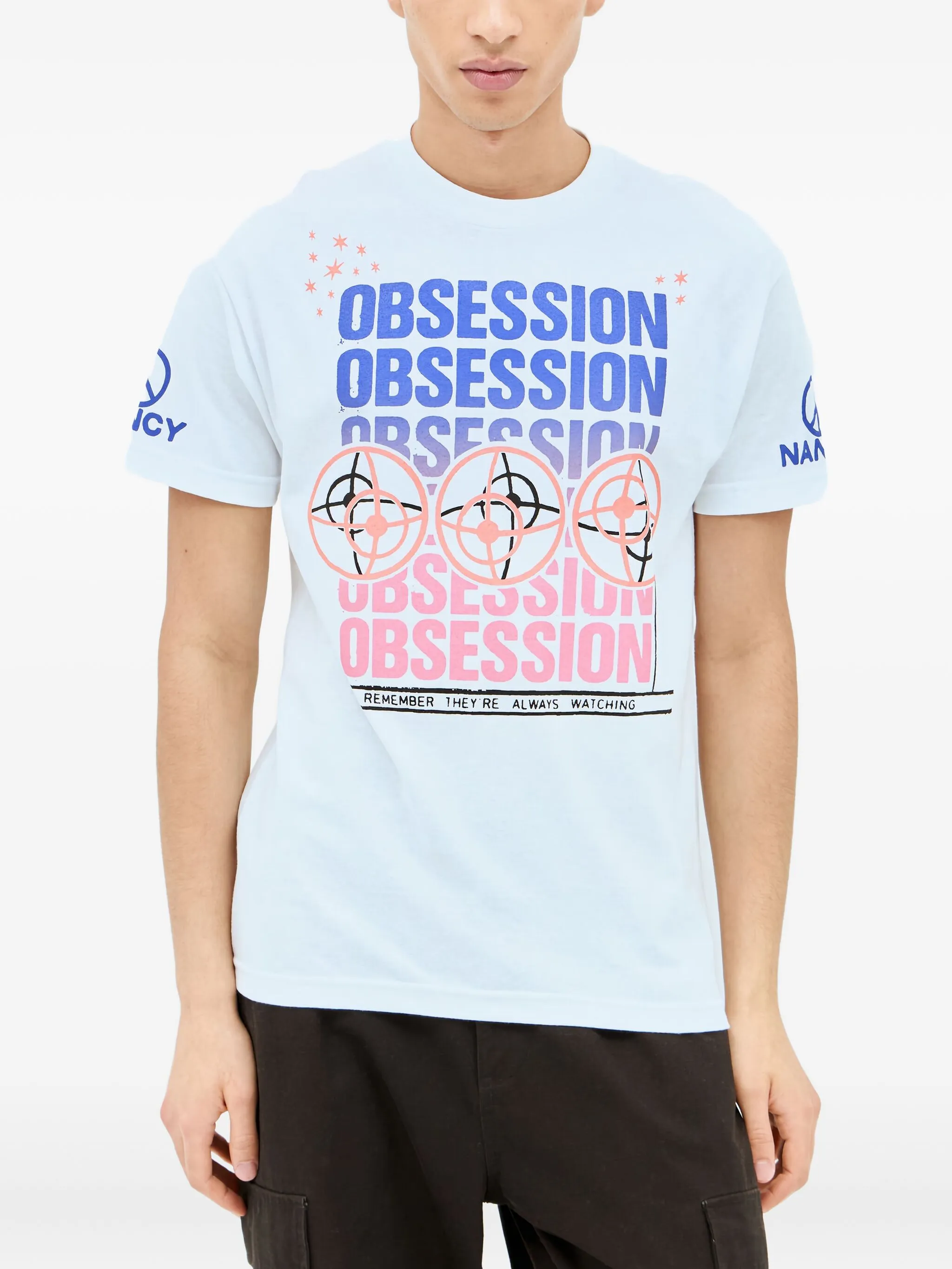 

Футболка с графичным принтом Nancy Ganz, белый