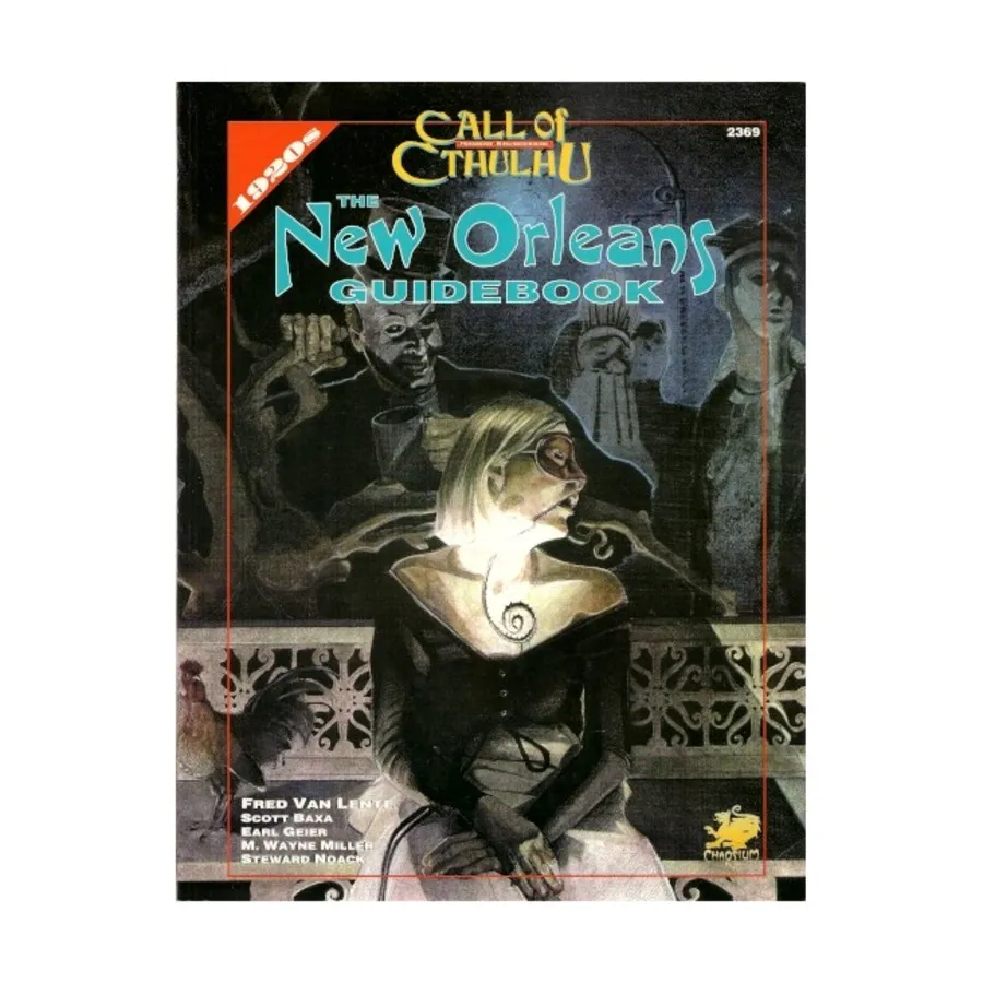 

New Orleans Guidebook, Call of Cthulhu - Rule, Source & Supplement Books (Chaosium 1st-5.5 Editions), мягкая обложка