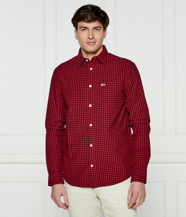 

Рубашка Regular fit Tommy Jeans, красный