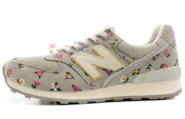 

Кроссовки женские NB 996 с низким верхом серые/красные/желтые New Balance