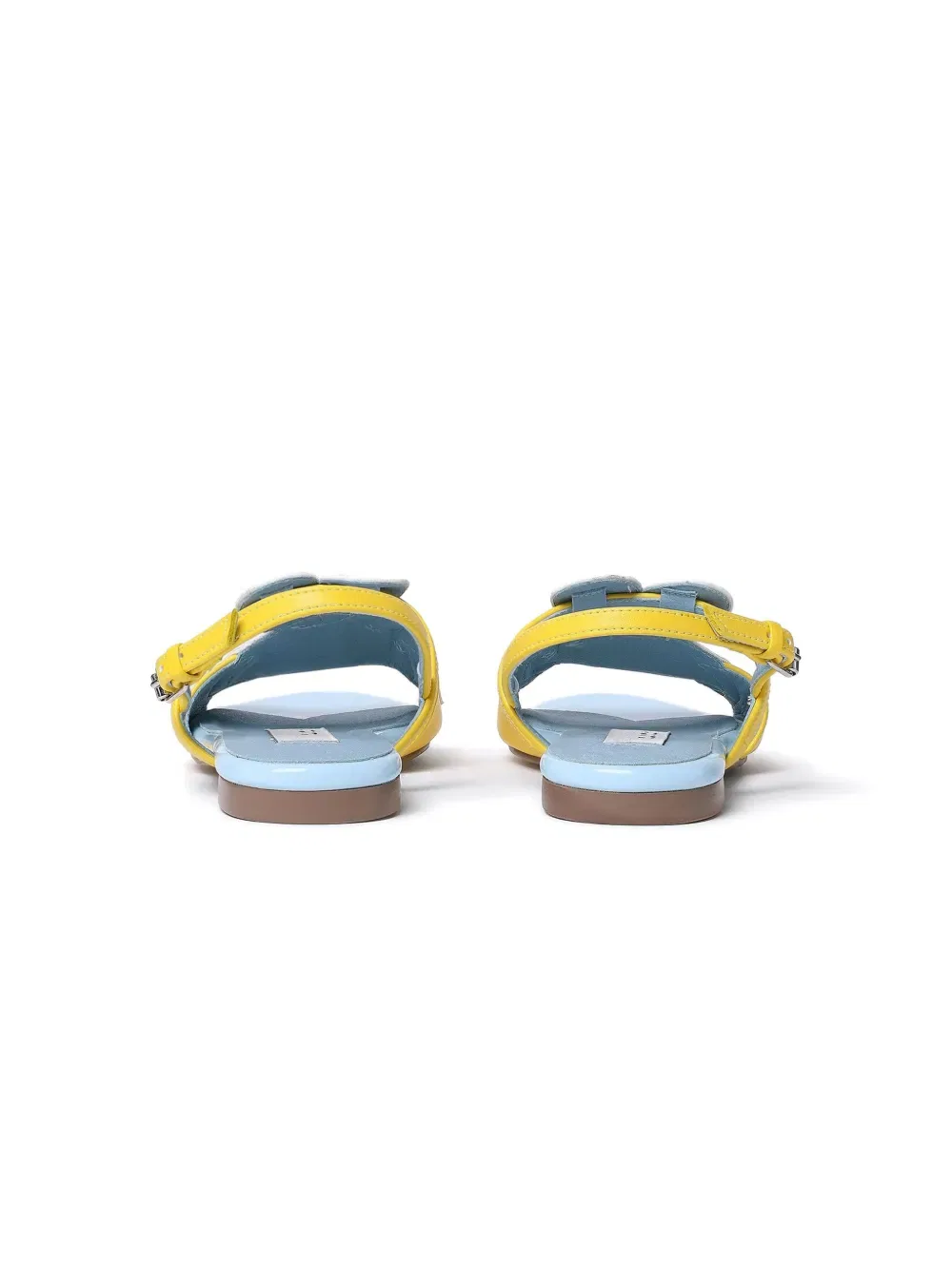 Сандалии Bumblebee из искусственной кожи Stella Mccartney Kids, желтый — фото 3