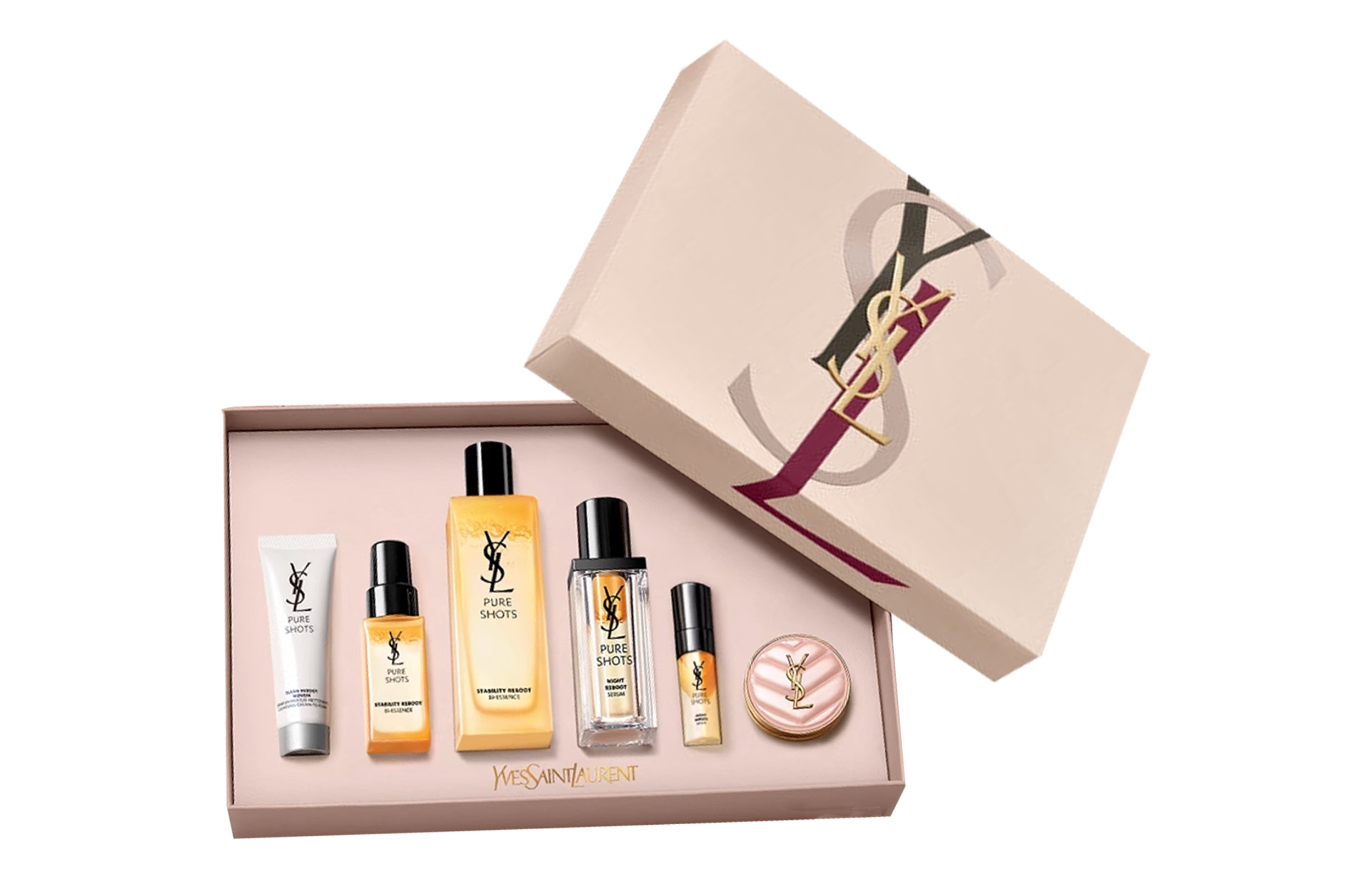 

Королева ночи лимитированный набор средств по уходу за кожей увлажняющий подарочный набор из шести предметов SAINT LAURENT