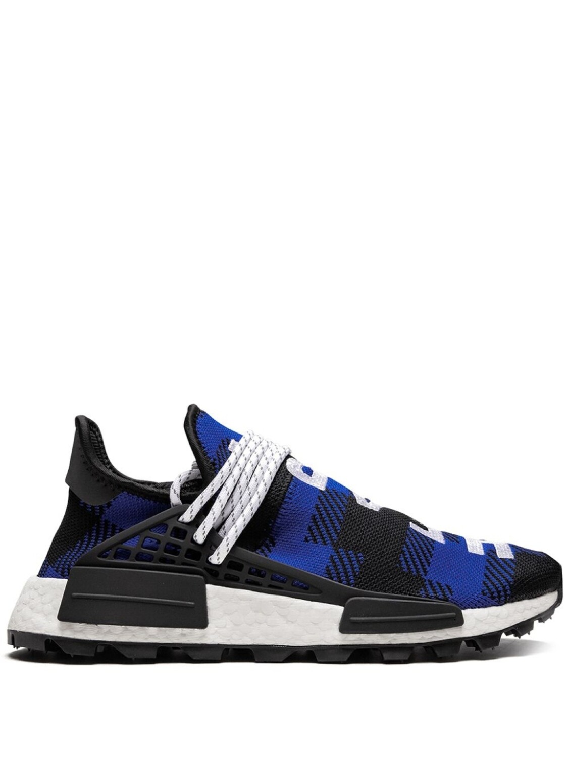 

Кроссовки Adidas NMD Hu Pharrell x BBC, синий/черный/белый