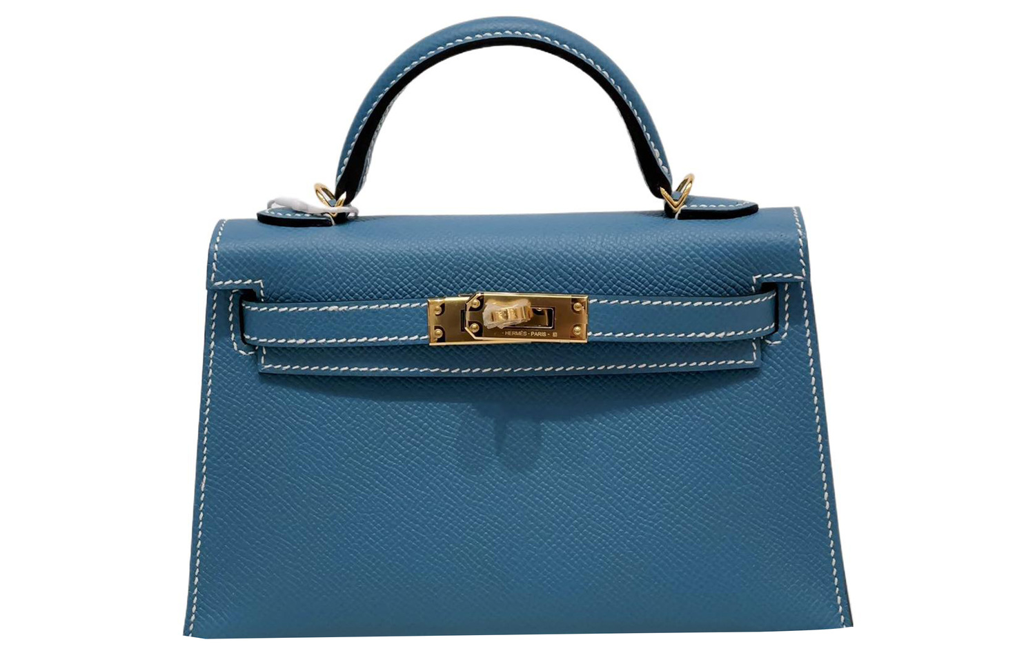 

HERMES Мини Kelly 2nd Generation Epsom кожаная сумка Kelly мини женская blue
