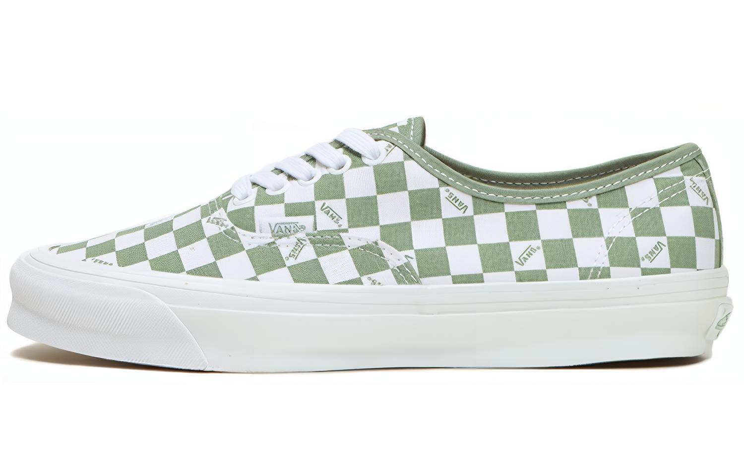 

Кроссовки Vans Vault Og Authentic Lx Checkerboard White Loden Green