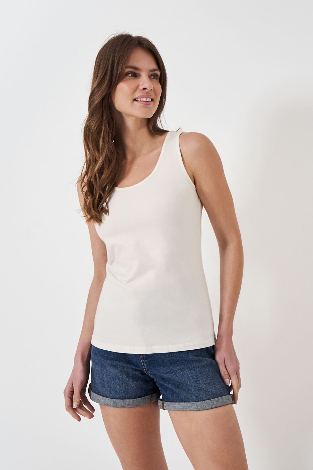 

Классический жилет для экипажа Crew Clothing Company, белый