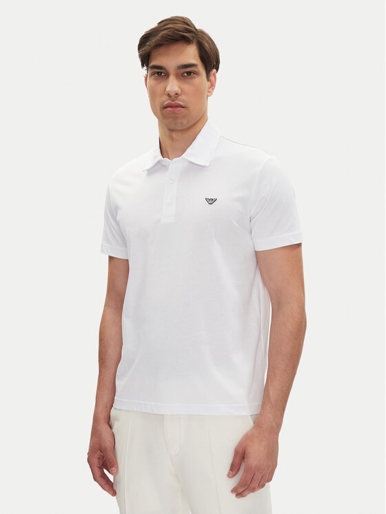 

Рубашка поло стандартный крой EM000571 AF12331 U0002 Emporio Armani, белый
