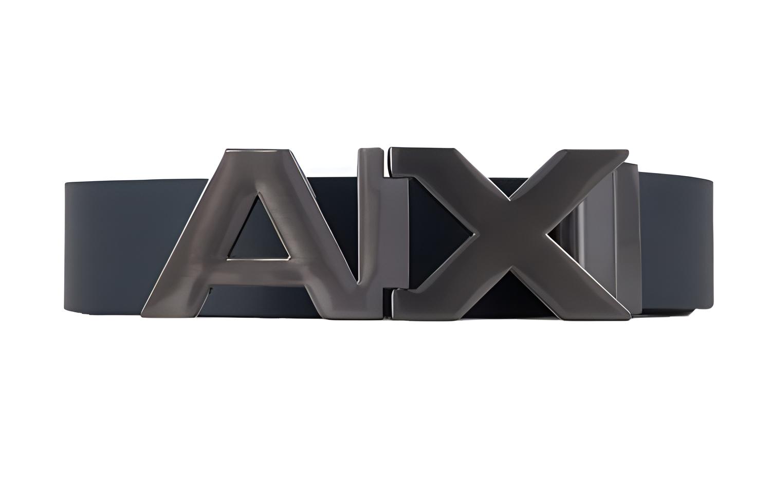 

ARMANI EXCHANGE Кожаный ремень мужской двусторонний, Blue