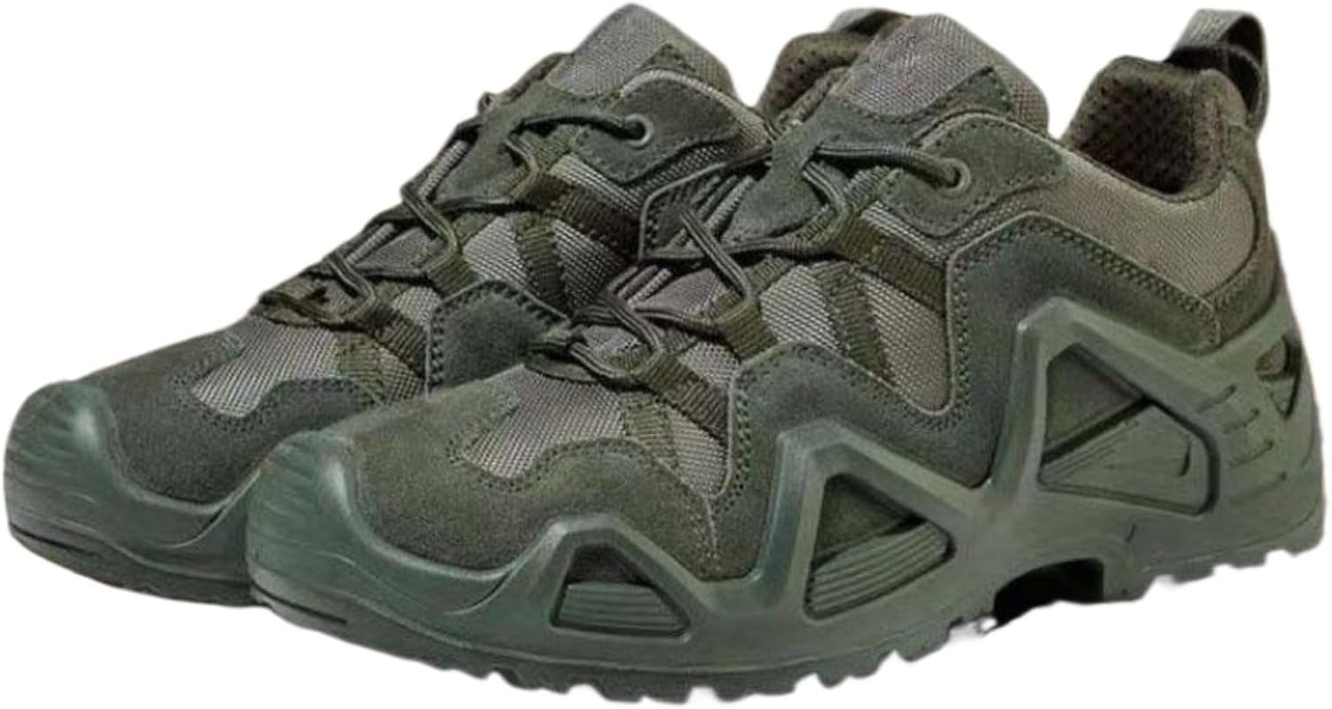 

Мужские походные ботинки Azttoztto, уличные, низкие, противоскользящие, износостойкие трекинговые туфли с толстой подошвой, для горного и пустынного туризма, зеленый