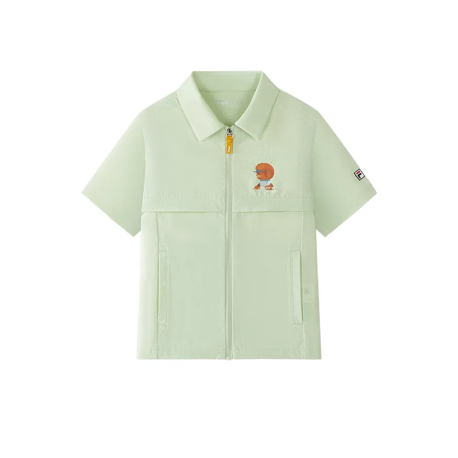 Рубашка повседневная FILA KIDS горчично-зеленый